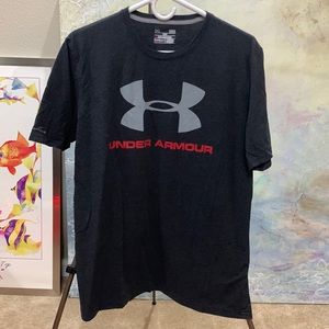 Gray Under Armour size large heat gear loose fit t-shirt